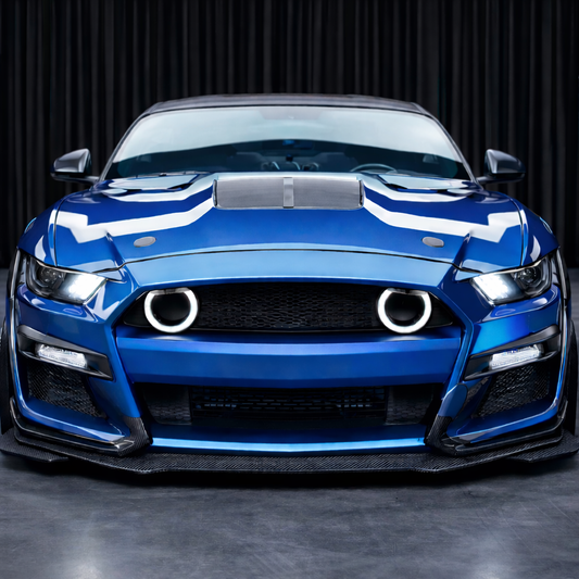 GT500-Style Front Bumper Conversion Kit — Ford Mustang 2015–2017 | Revtra Performance™