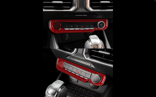 Carbon Fiber Start Button — Ford Mustang GT (2024–2025) | Revtra Performance™