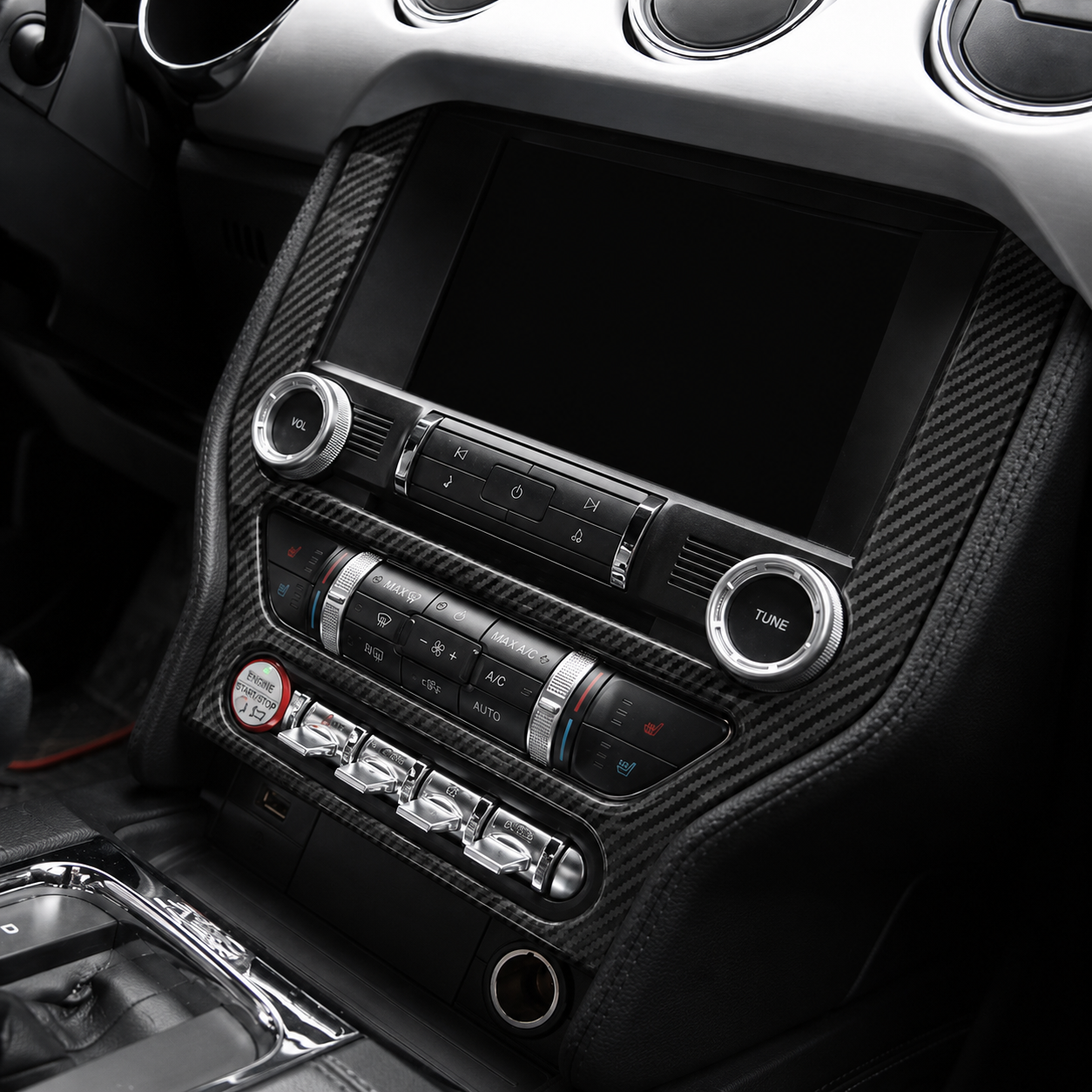 17-piece Carbon Interior Trim Kit