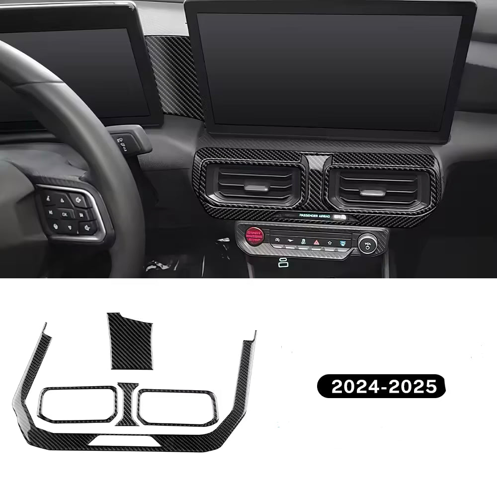 Carbon Fiber AC Vent Trim – Mustang 2024+ (S650)