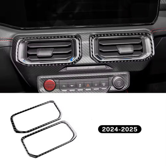 Carbon Fiber AC Vent Trim – Mustang 2024+ (S650)