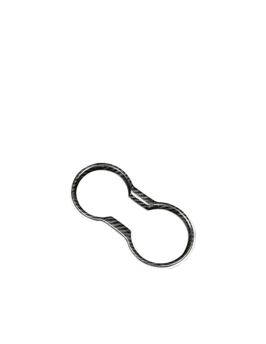 Real Carbon Fiber Cup Holder Trim – Mustang S550 (2015-2023)