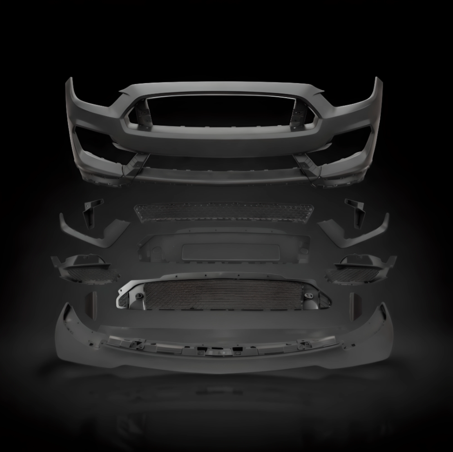 GT350-R Style Front Bumper Conversion Kit — Fits Ford Mustang 2015–2017 | Revtra Performance™
