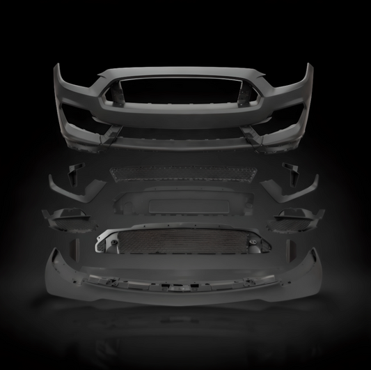 GT350-R Style Front Bumper Conversion Kit — Fits Ford Mustang 2015–2017 | Revtra Performance™