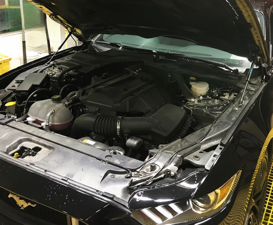 Revtra Performance™ Hood Strut Kit — Ford Mustang 2015–2023