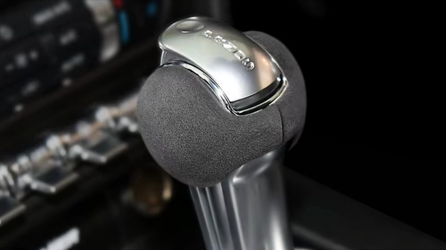 Alcantara Shift Knob Cover & Console Trim — Ford Mustang 2015–2023 | Revtra Performance™
