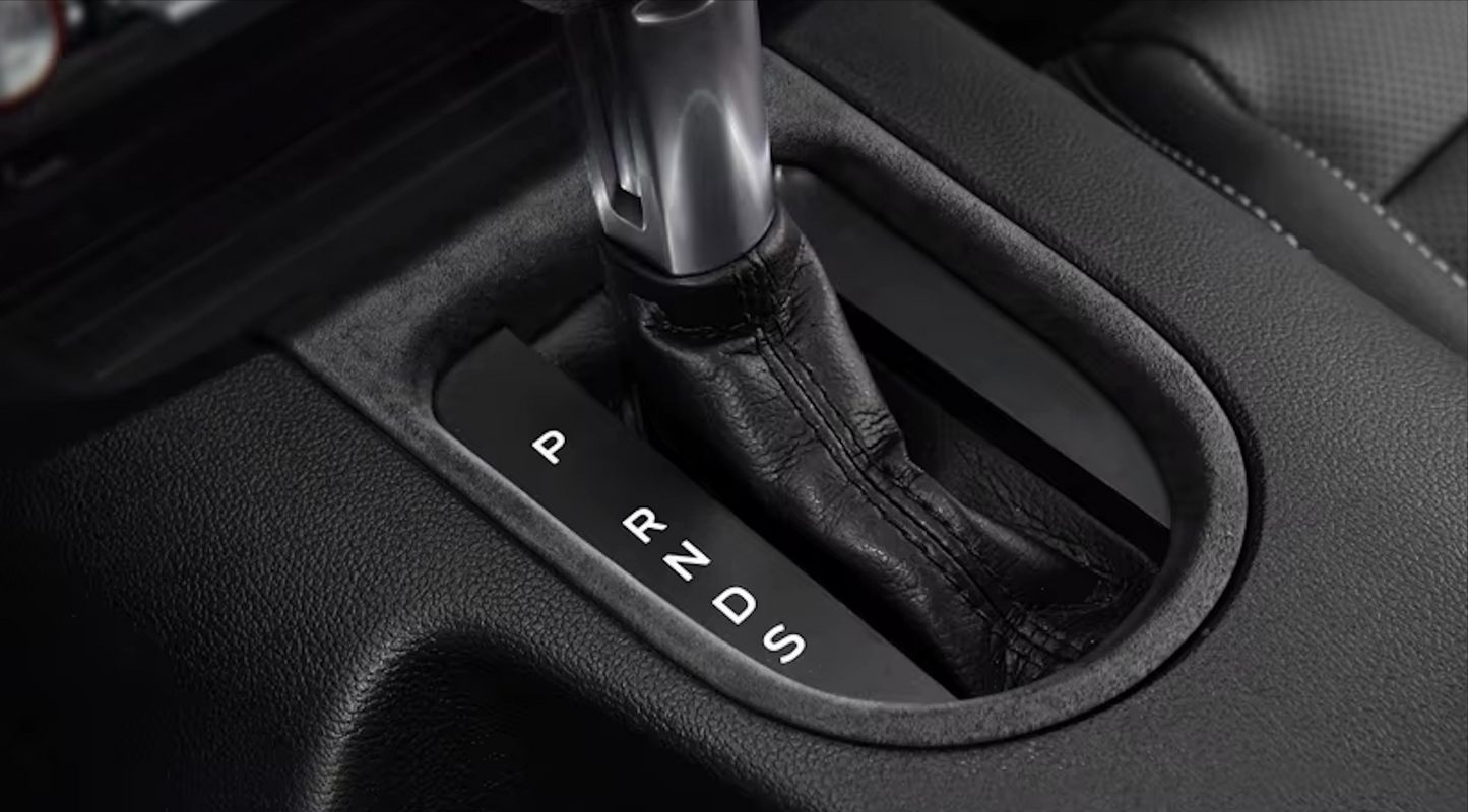 Alcantara Shift Knob Cover & Console Trim — Ford Mustang 2015–2023 | Revtra Performance™