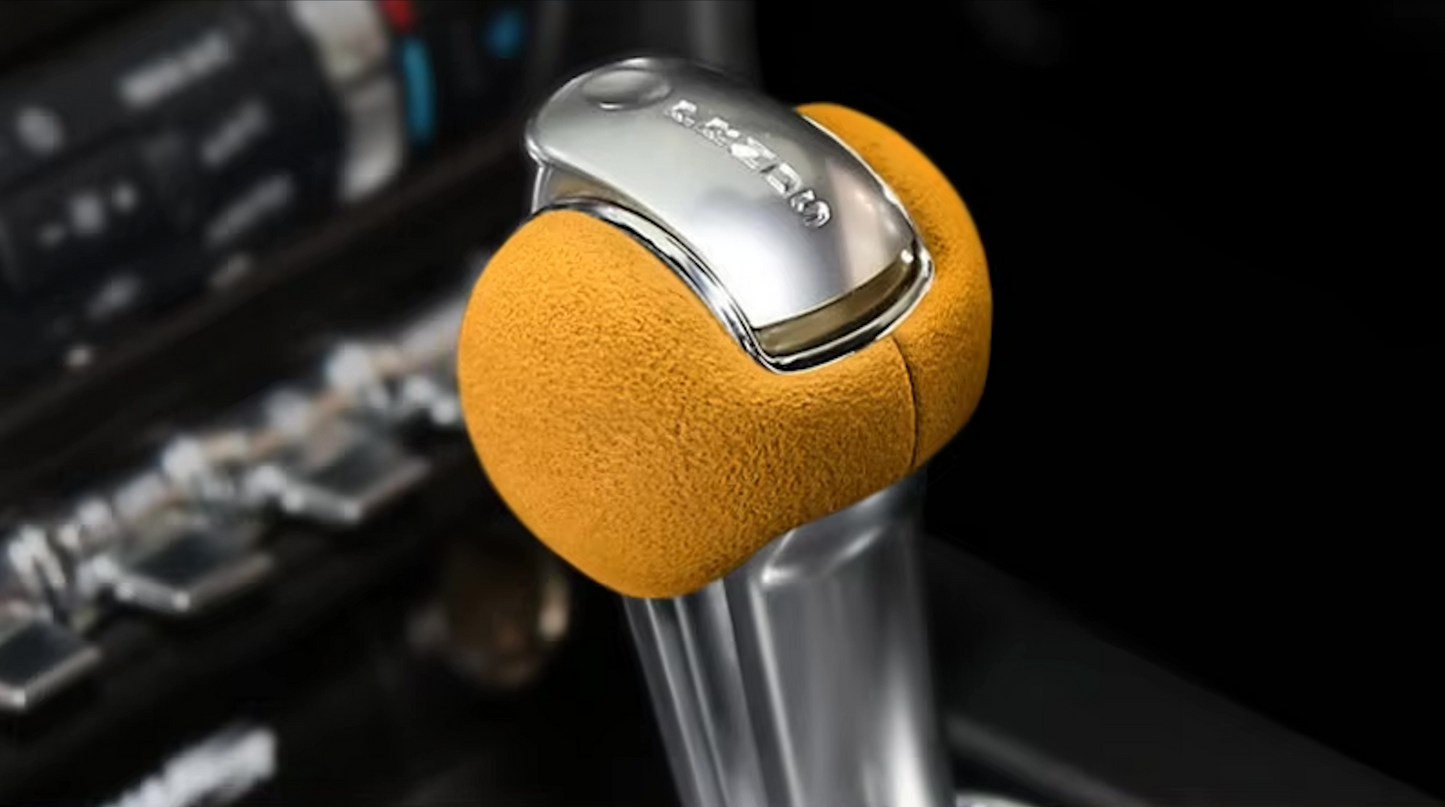 Alcantara Shift Knob Cover & Console Trim — Ford Mustang 2015–2023 | Revtra Performance™