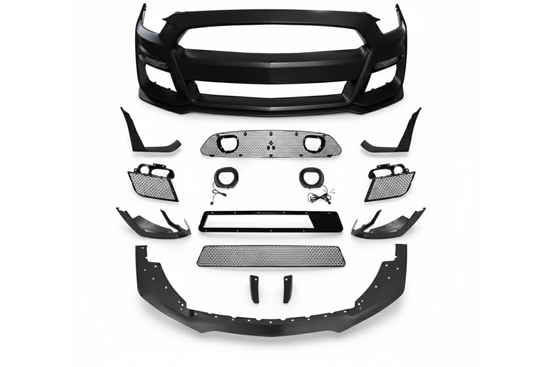 GT500-Style Front Bumper Conversion Kit — Ford Mustang 2015–2017 | Revtra Performance™