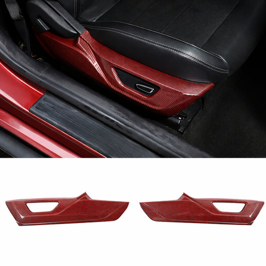 Seat Pocket & Door Trim Covers — Ford Mustang 2015+ | Revtra Performance™