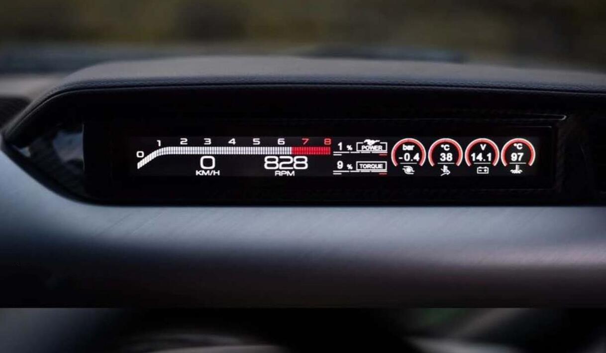 GT-Style Co-Pilot Digital Dashboard Screen (Fits Mustang 2015–2022) | Revtra Performance™