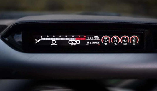 GT-Style Co-Pilot Digital Dashboard Screen (Fits Mustang 2015–2022) | Revtra Performance™