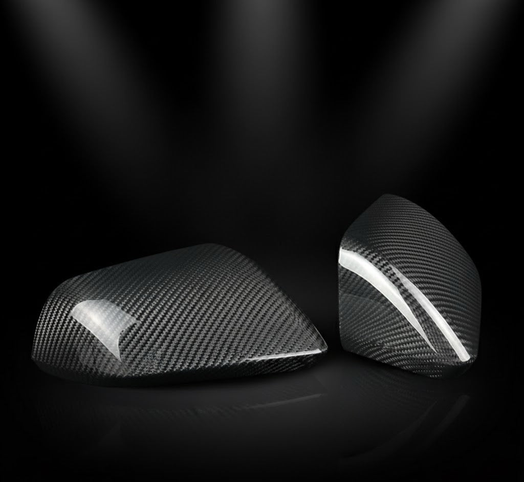 Carbon Fiber Mirror Covers — Fits Ford Mustang 2015–2023 | Revtra Performance™